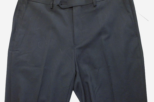 Calvin Klein Mens Skinny fit Dress Pants 34 / 32 Navy Blue Solid Stretch