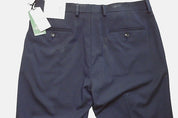 Alfani Mens Slim fit Dress Pants 33 / 30 Navy Blue Solid Stretch