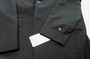 Calvin Klein Mens Slim fit Suit Jacket Blazer 38 S Black Solid Stretch