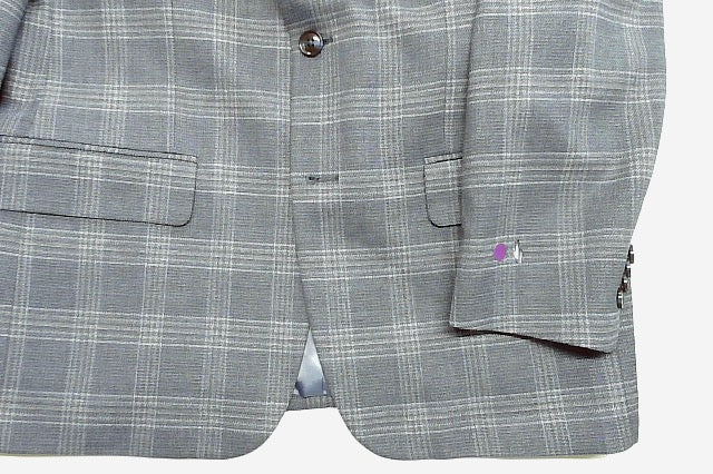Tommy Hilfiger Mens Modern fit Sport Coat Blazer 40 S Multi Blue Plaid Stretch