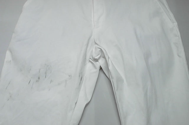 Tommy Hilfiger Mens Modern fit Dress Pants 33 / 30 White Solid Stretch
