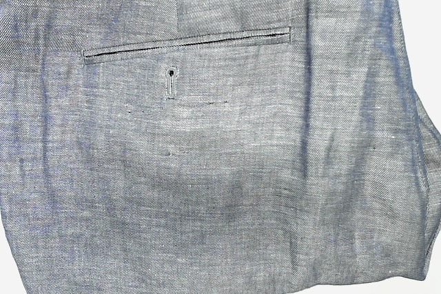 Perry Ellis Mens Modern fit Dress Pants 36 / 34 Blue Solid Stretch