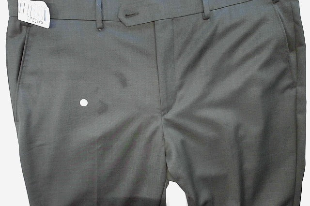 Michael Kors Mens Classic fit Dress Pants 36 / 30 Dark Sage Green Solid Stretch