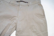 Tommy Hilfiger Mens Modern fit Dress Pants 34 / 30 Beige Solid Stretch