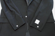 Calvin Klein Mens Slim fit Tuxedo Jacket Blazer 48 R Black Solid Stretch