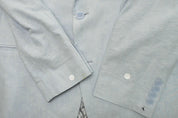 Bar Iii Mens Slim fit Sport Coat Blazer 40 R Light Blue Solid Stretch