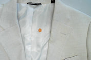 Nautica Mens Modern fit Sport Coat Blazer 38 R White Solid Stretch