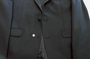 Bar Iii Mens Slim fit Tuxedo Jacket Blazer 40 S Black Solid Stretch