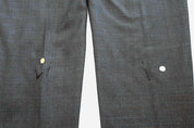 Michael Kors Mens Classic fit Dress Pants 40 / 34 Brown Plaid Stretch