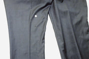 Calvin Klein Mens Slim fit Dress Pants 38 / 32 Navy Blue Solid Wool