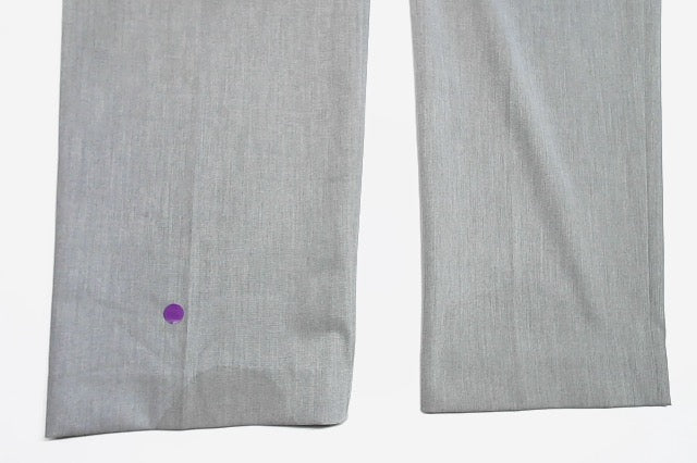 Kenneth Cole Mens Slim fit Dress Pants 38 / 30 Mid Grey Solid
