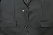 Bar Iii Mens Slim fit Suit Jacket Blazer 36 S Black Solid