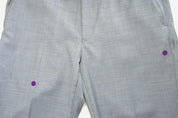Calvin Klein Mens Skinny fit Dress Pants 32 / 32 Light Blue Solid Wool