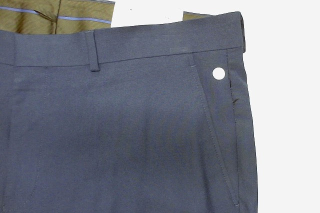 Kenneth Cole Mens Slim fit Dress 36 / 30 Navy Blue Solid