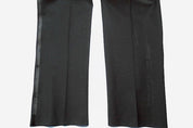 Calvin Klein Mens Slim fit Tuxedo Pants 36 / 32 Black Solid Wool
