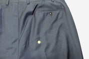 Calvin Klein Mens Slim fit Dress 40 / 32 Navy Blue Solid Wool