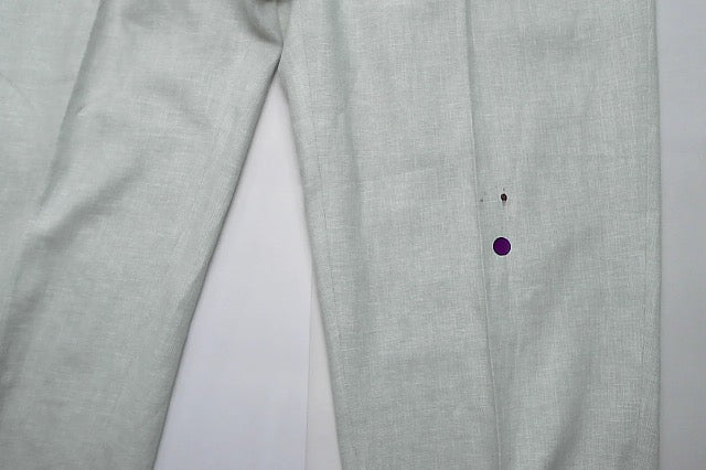 Bar Iii Mens Slim fit Dress 36 / 32 Pastel Green Solid Linen
