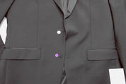 Bar Iii Mens Slim fit Tuxedo Jacket Blazer 38 S Black Solid