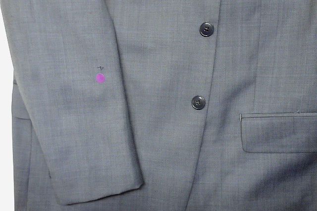 Michael Kors Mens Classic fit Suit Jacket Blazer 44 R Navy Blue Solid Wool