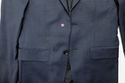 Tommy Hilfiger Mens Modern fit Suit Jacket Blazer 36 R Navy Blue Solid Wool