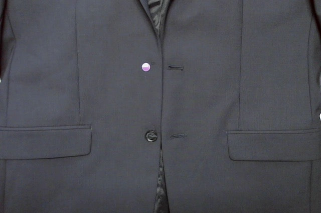 Bar Iii Mens Skinny fit Suit Jacket Blazer 42 L Navy Blue Solid