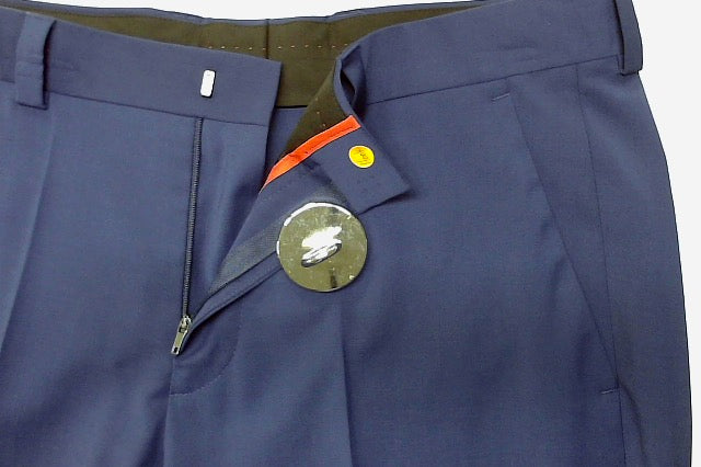 Hugo Boss Mens Modern fit Dress 33 / 32 Navy Blue Solid