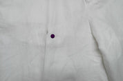 Perry Ellis Portfolio Mens Modern fit Dress 40 / 32 White Solid Linen
