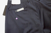 Michael Kors Mens Classic fit Dress 38 / 34 Navy Blue Solid Wool