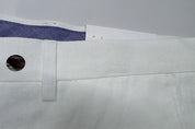 Tommy Hilfiger Mens Modern fit Dress 40 / 32 White Solid Linen