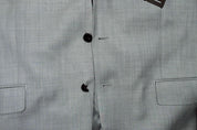 Michael Kors Mens Classic fit Suit Jacket Blazer 46 S Mid Grey Solid