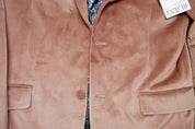 Bar Iii Mens Slim fit Velvet Sport Coat Blazer 38 R Pink Solid