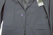 Bar Iii Mens Skinny fit Suit Jacket Blazer 40 R Navy Blue Solid