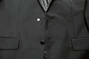 Calvin Klein Mens Slim fit Tuxedo Jacket Blazer 46 R Black Solid Wool