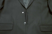 Michael Kors Mens Classic fit Sport Coat Blazer 44 R Black Solid