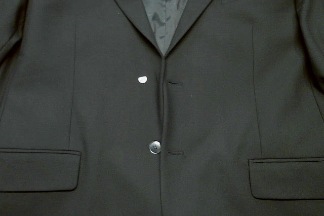 Michael Kors Mens Classic fit Sport Coat Blazer 44 R Black Solid