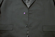 Alfani Mens Slim fit Suit Jacket Blazer 44 S Black Solid