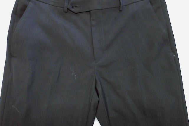 Calvin Klein Mens Skinny fit Dress Pants 32 / 30 Black Solid