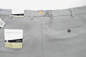 Perry Ellis Portfolio Mens Modern fit Dress Pants 42 / 32 Light Grey Solid