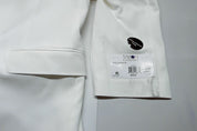 Tayion Mens Classic fit Suit Jacket Blazer 46 R White Solid