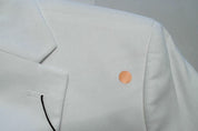 Bar Iii Mens Slim fit Linen Sport Coat Blazer 40 R White Solid