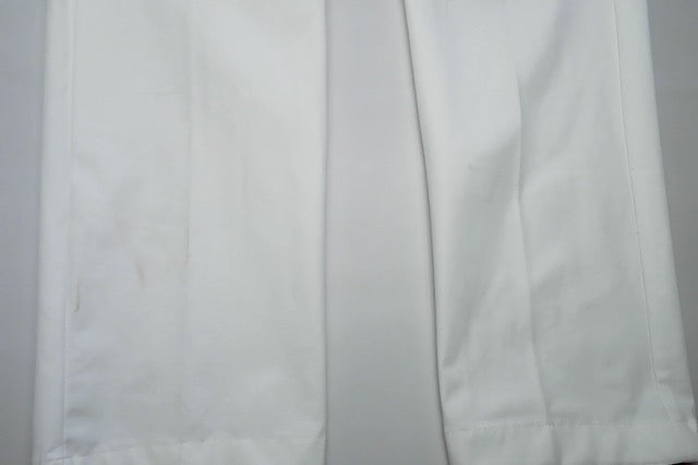 Michael Kors Mens Classic fit Cotton Dress Pants 32 / 32 White Solid