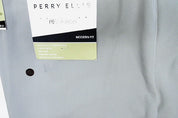 Perry Ellis Portfolio Mens Modern fit Dress Pants 33 / 32 Light Gray Solid