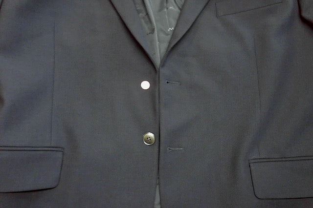 Michael Kors Mens Classic fit Sport Coat Blazer 46 S Navy Blue Solid