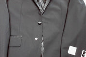 Calvin Klein Mens Slim fit Wool Tuxedo Jacket Blazer 42 R Black Solid Stretch
