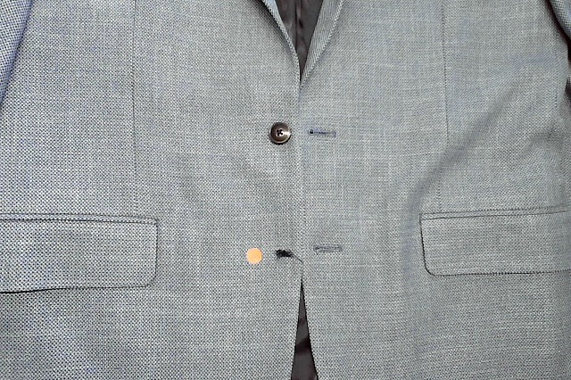 Michael Kors Mens Classic fit Sport Coat Blazer 42 R Light Blue Solid