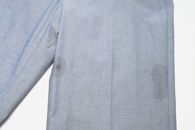 Tommy Hilfiger Mens Modern fit Cotton Dress Pants 38 / 34 Light Blue Solid