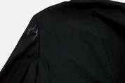 Michael Kors Mens Classic fit Sport Coat Blazer 42 L Black Solid