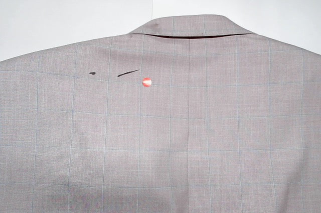 Tayion Mens Regular fit Suit Jacket Blazer 50 R Pink Plaid