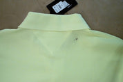 Tommy Hilfiger Mens Classic fit Short Sleeve Polo Shirt Large Yellow Solid