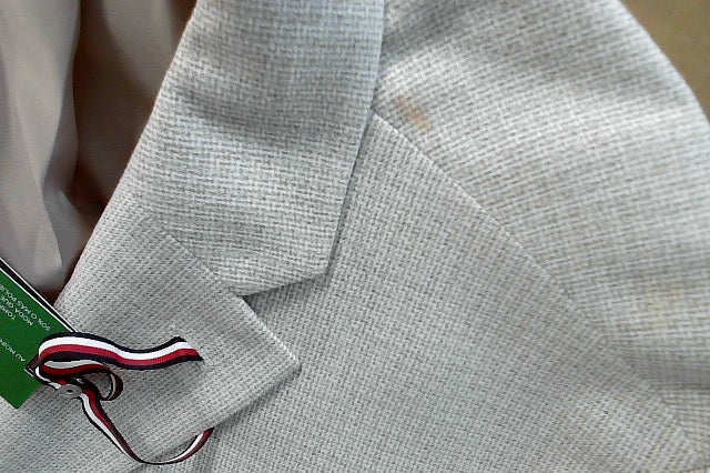 Tommy Hilfiger Mens Modern fit Sport Coat Blazer 48 R Beige Check